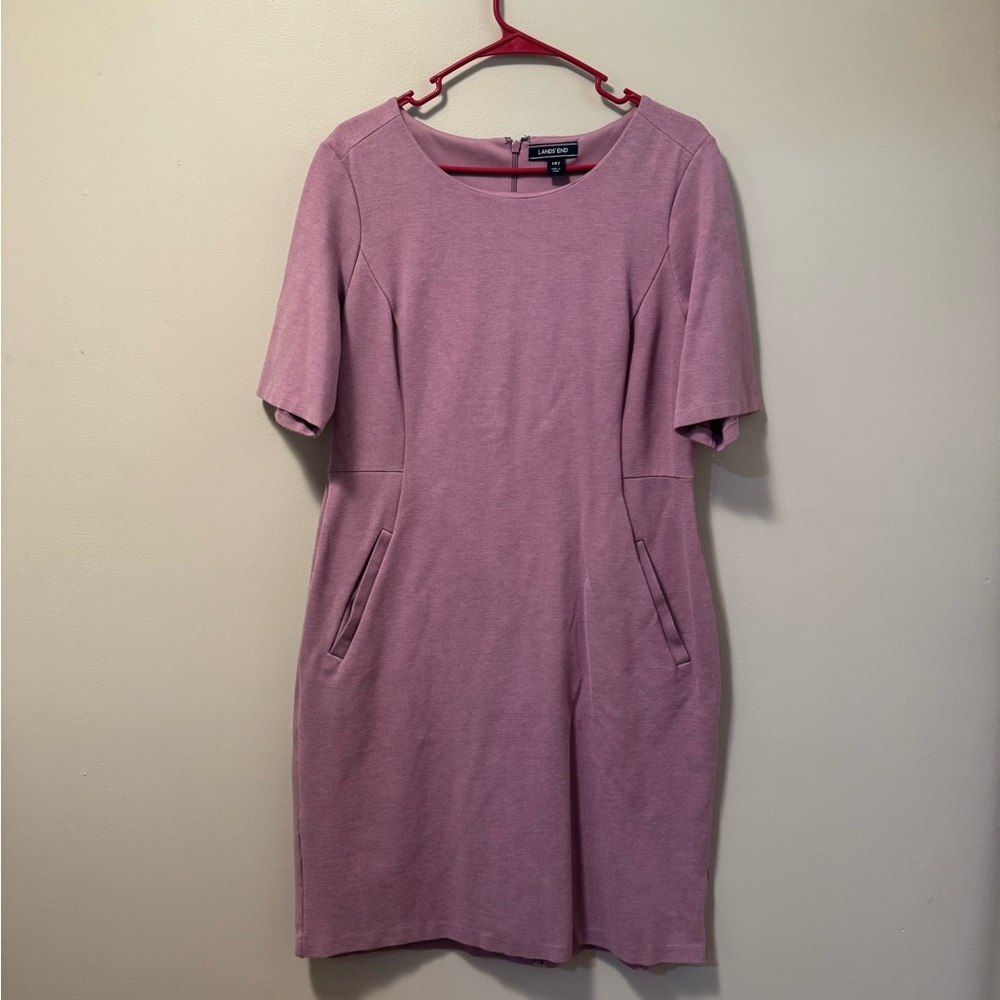 Lands' End Mauve Dress